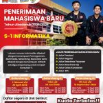 Penerimaan Mahasiswa Baru 2025 Program Studi Informatika Universitas Ubudiyah Indonesia